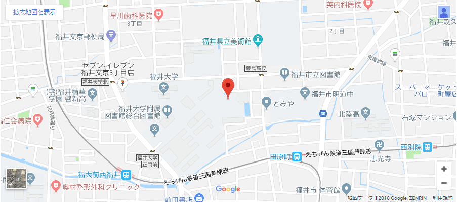 大学までの地図